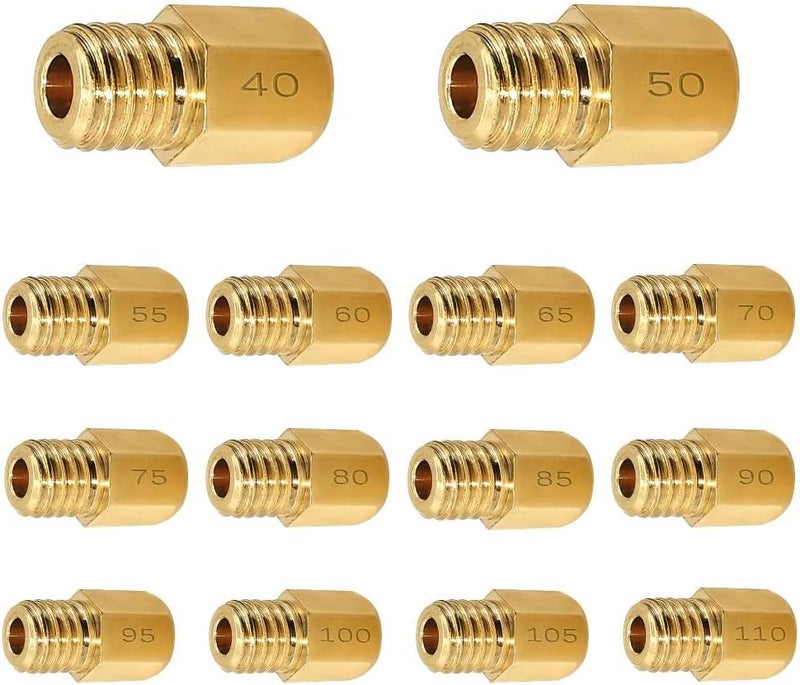 Strongthium Main Jet Kit for Mikuni VM TM Carburetors Large Hex VM4/042 40# ~ 110# NIbbi PWN - Image 1